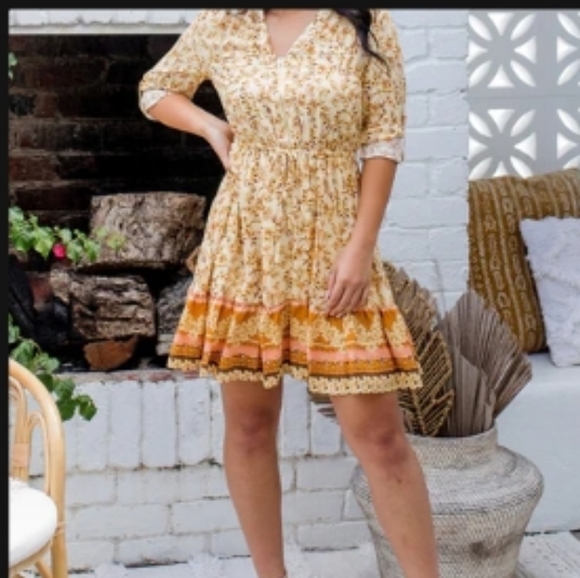 Dresses & Skirts - Fiona dress (Orange Sherbet)